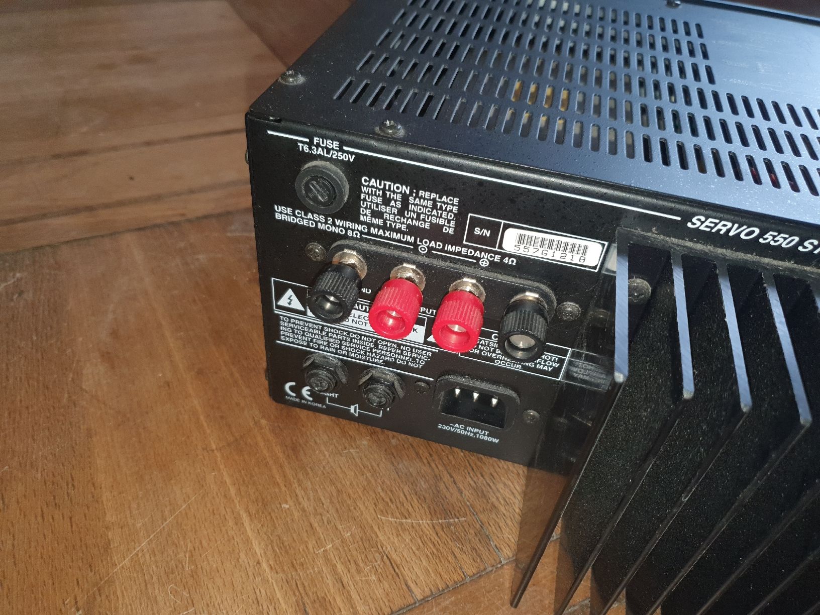 Amplificatori: Samson Servo 550, Studio Amplifier - Guter Zustand! – Usato da Luzern venduto da steuereinheit 2