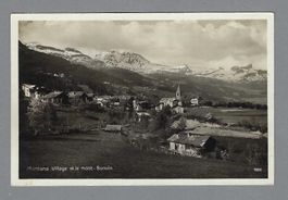 MONTANA VILLAGE ET LE MONT-BONVIN. UNGEL.
