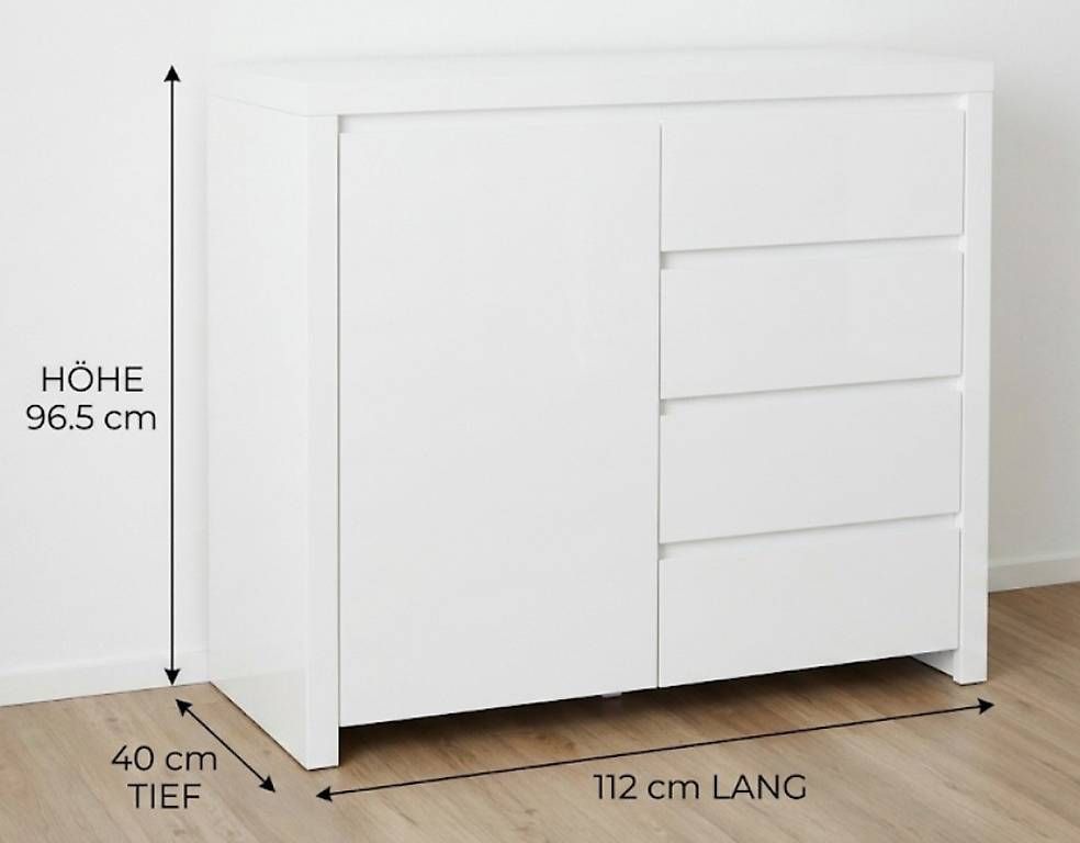 Kommoden: Kommode Kästchen weiss hochglanz – Gebraucht aus St. Margrethen SG von mar_2kwq