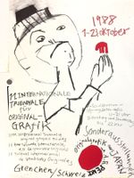 Leiko Ikemura Plakat Triennale 1988
