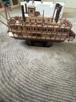 Vintage Mississippi Steamboat Model, 19th Century Replica