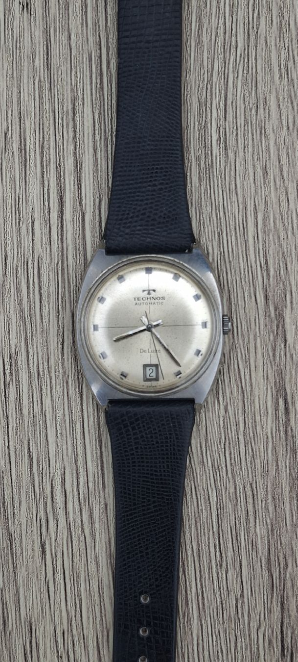 Technos Orologi: Vintage Technos De Luxe Automatic with Date at 6 O'clock. – Usato da St-Cergue venduto da gar_x2b7 4
