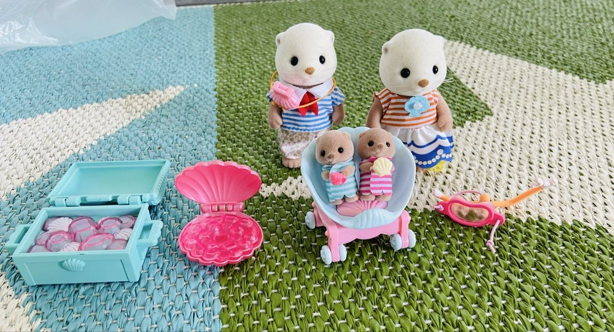 Sylvanian families Case e mobili per bambole: Otterfamilie Sylvanian – Usato da Zürich venduto da Lilabalu65
