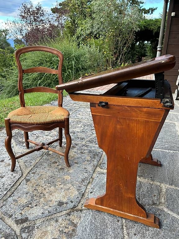 Scrivanie: Bureau ancien + Chaise – Usato da Hermance venduto da Alfaiate 2