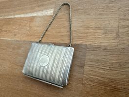 Antike Metall Geldbörse Mit einer Punze
