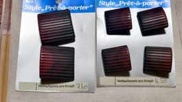 Set 6 Vintage Knöpfe