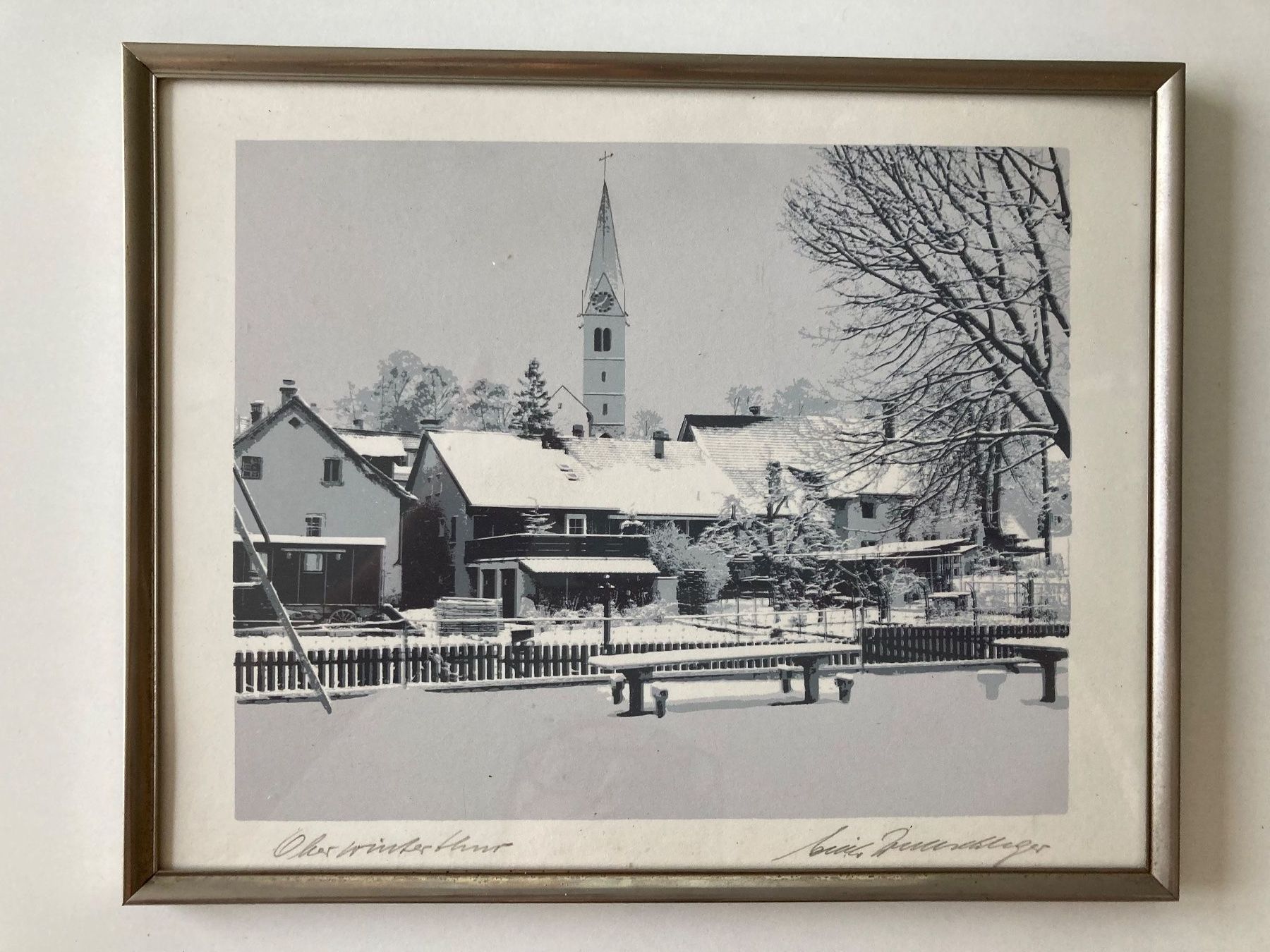 Poster & Bilder: Bild Kirche Oberwinterthur – Gebraucht aus Humlikon von simi_simi