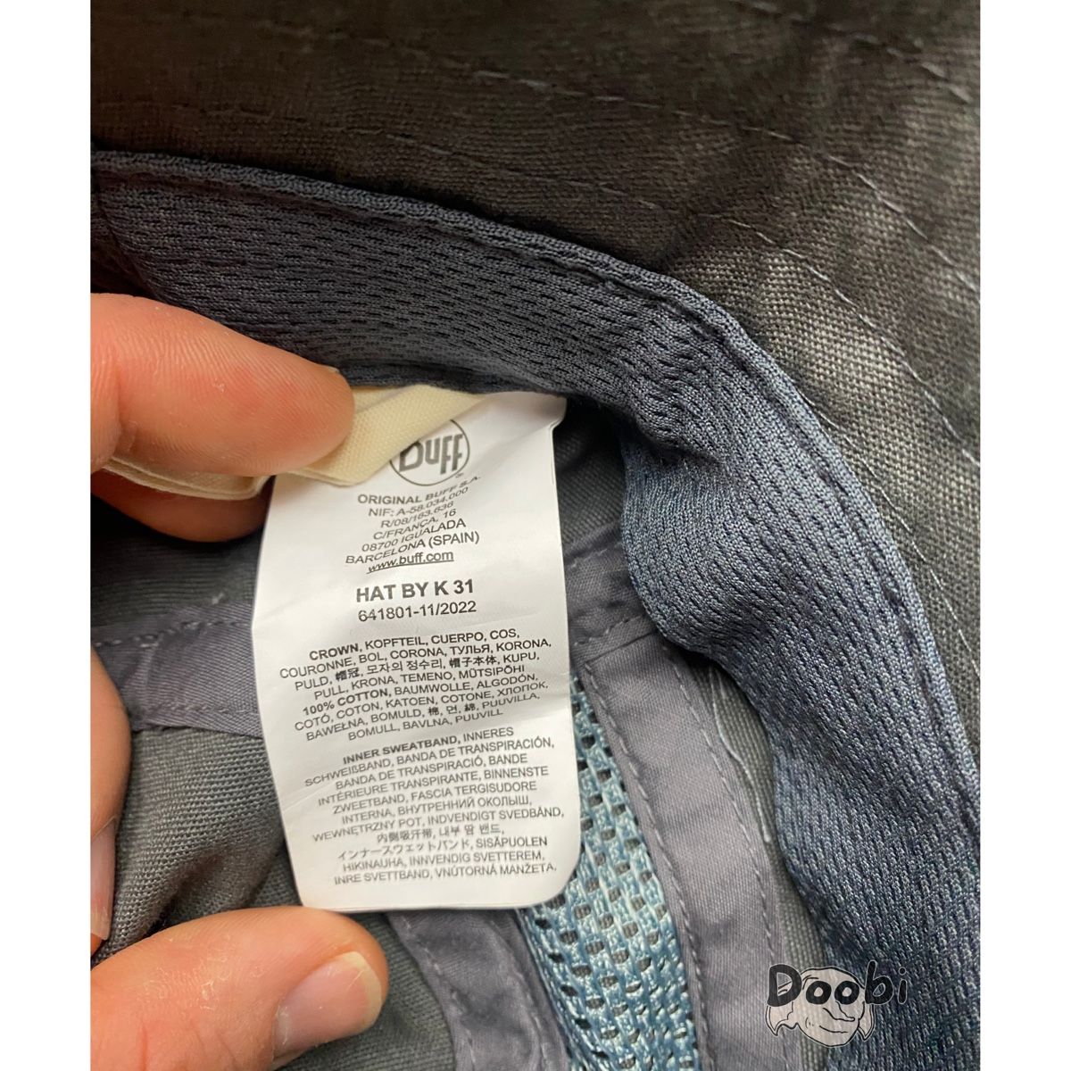 Buff Copricapi, berretti & cappellini: Bob Buff Hat by K31 kaki olive  – Usato da Ballaigues venduto da Doobi 2