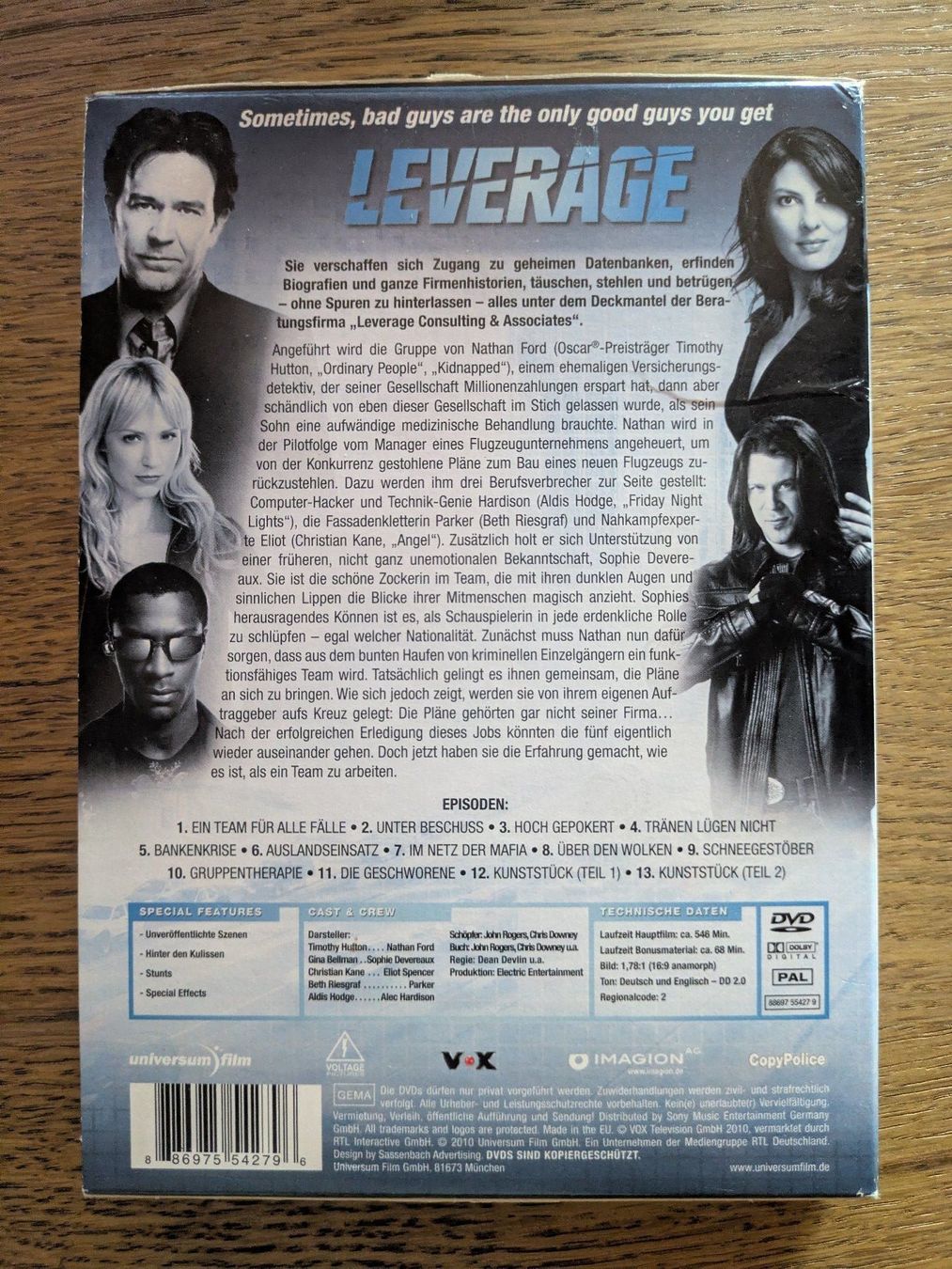 Tous les DVDs: Leverage - Staffel 1 [3 DVDs] – D'occasion à Männedorf par Pacer19 1