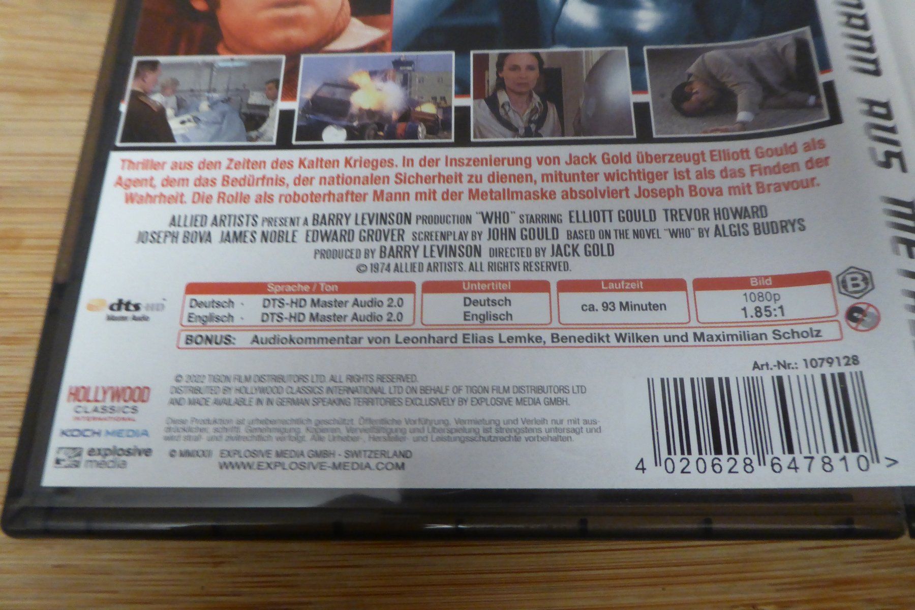 Alle DVDs: Bluray Der Mann aus Metall – Gebraucht aus Allschwil von Summelsarium 2