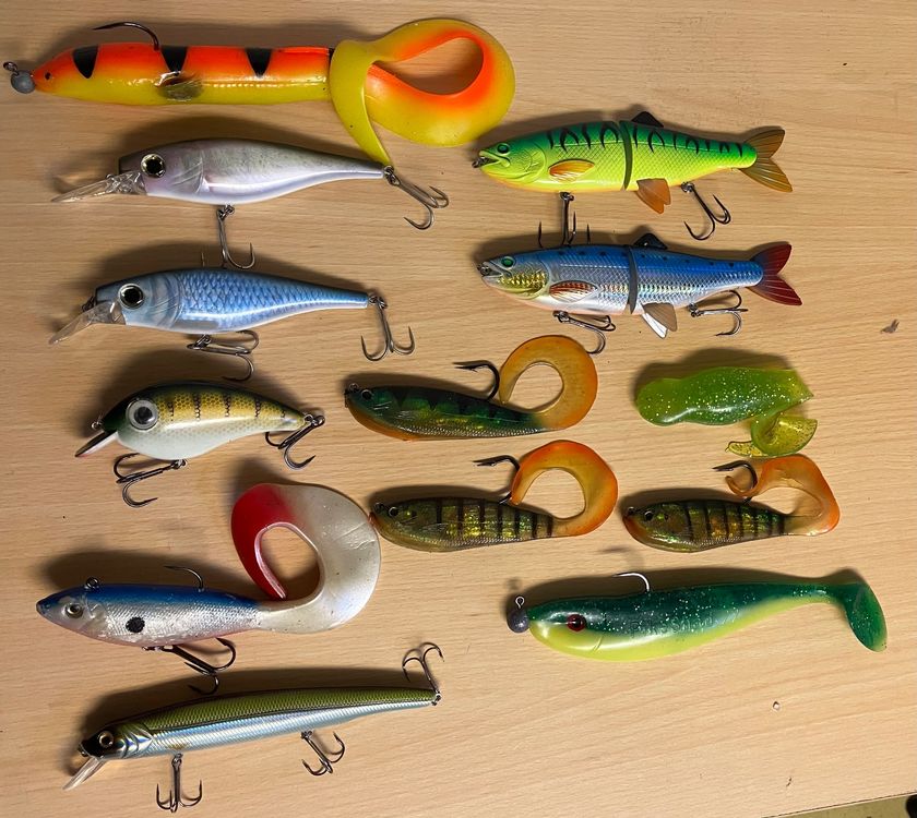 4 Stück PVC Köderbox Set - Transparente Angelköder Aufbewahrung 20x11cm & 18x10cm