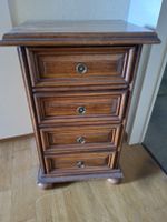 Schubladenkommode Holz dunkel vier Schubladen gebraucht 80cm