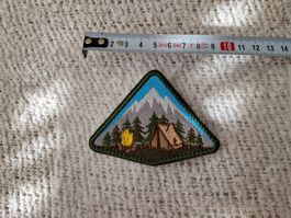 Patch Velcro Klettabzeichen Camping Tag (neu & ungebraucht)