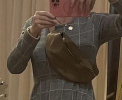 Tasche Sentinela Hüfttasche / Bauchtasche Leder hell Braun