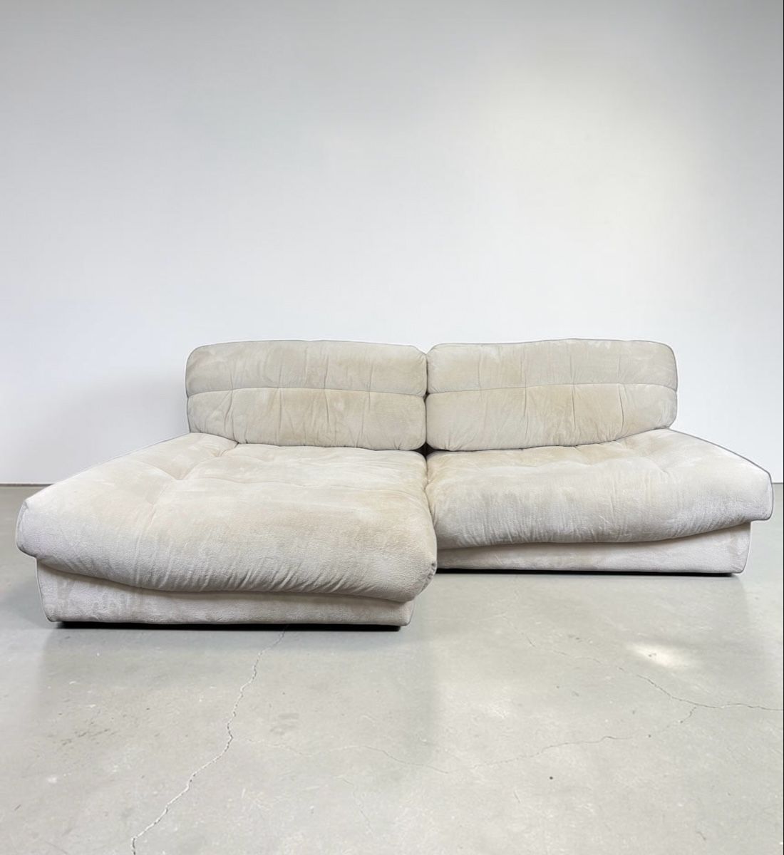 Divani: GUTMANN Ecksofa, creme-beiger Stoff Made in Germany – Usato da Bachenbülach venduto da Sofalab.swiss 3