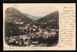 Langenbruck, Ortsansicht mit Berg und Ta
