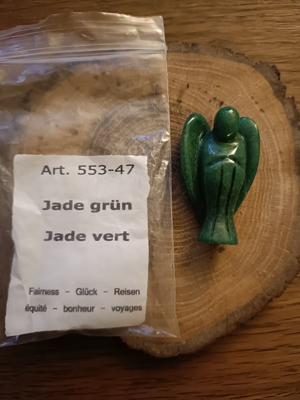 Minerali & Pietre curative: Engel Jade grün – Nuovo e nell'imballaggio originale da Rotkreuz venduto da Basana2