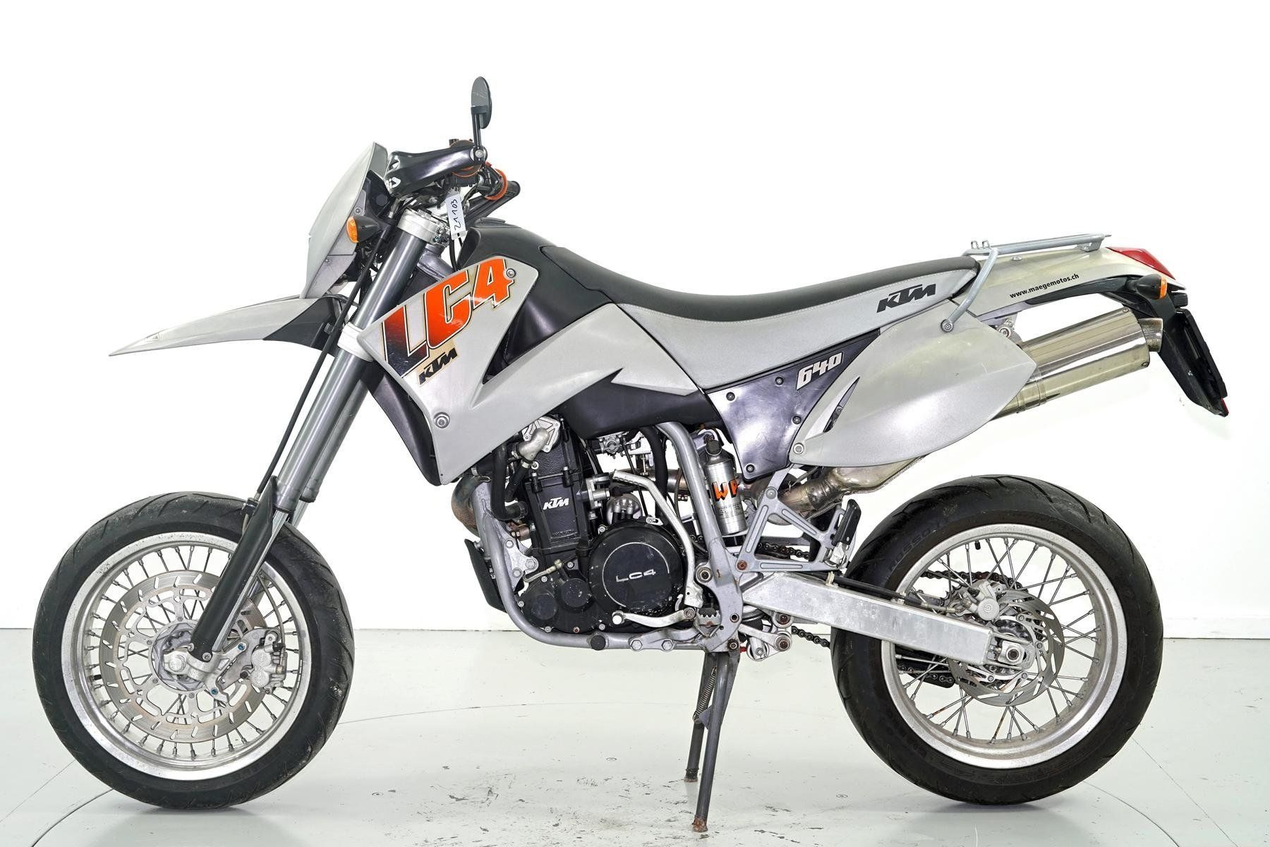 KTM Strada: KTM LC4 640 Supermoto – Usato da Winterthur venduto da bleislin 1