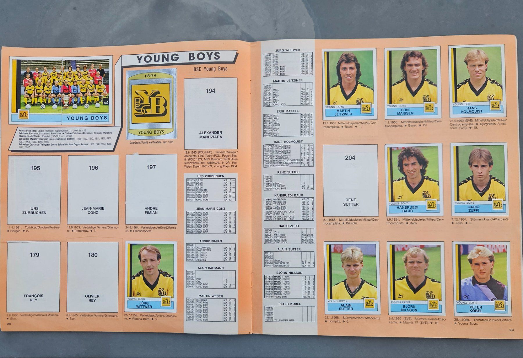 Panini Album: Panini Nationalliga A/B 1988 – Usato da Kollbrunn venduto da tsrg2013 6