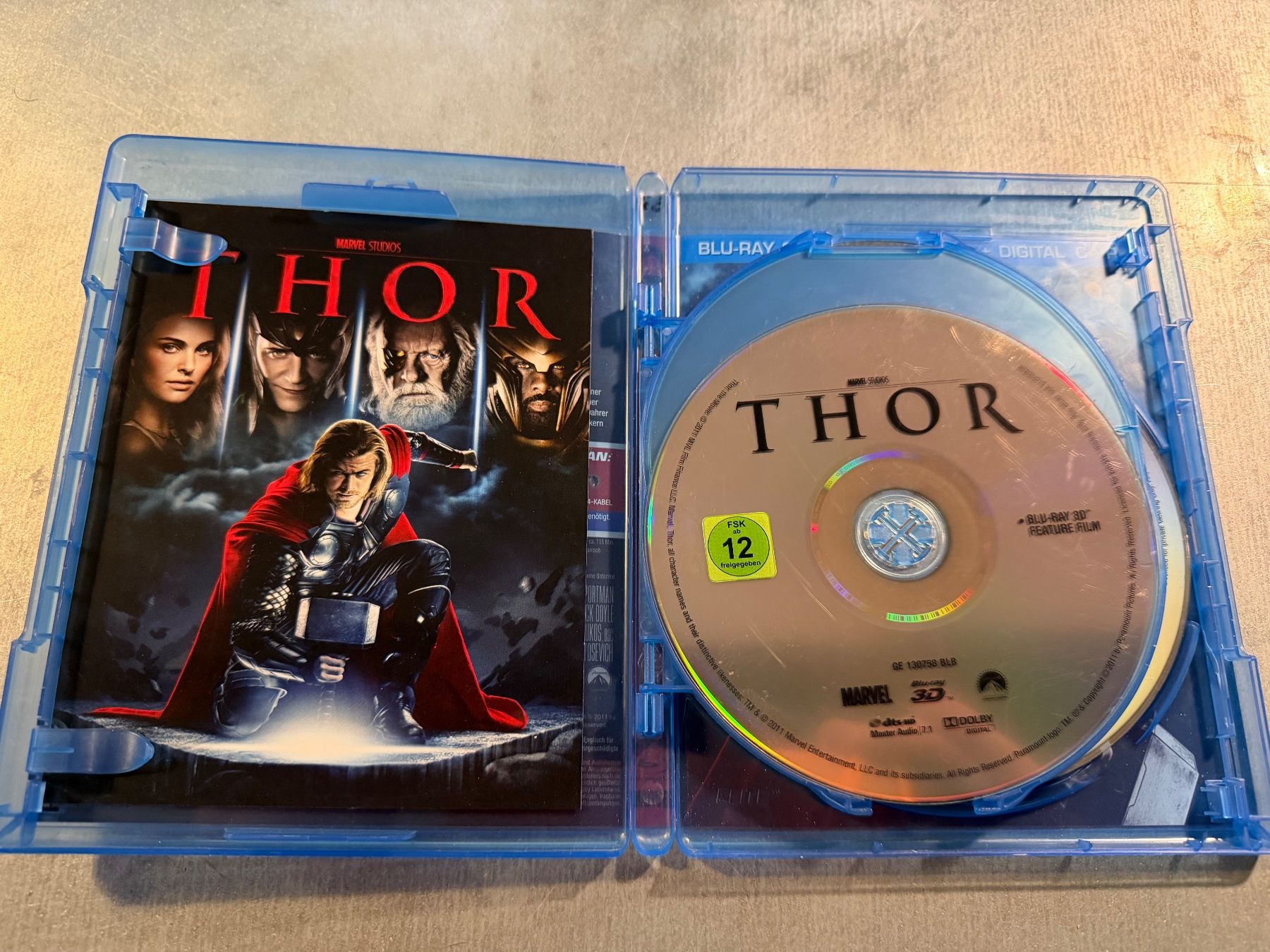 Alle DVDs: Thor (Blu-ray 3D) – Gebraucht aus Affoltern am Albis von nickerchen 2