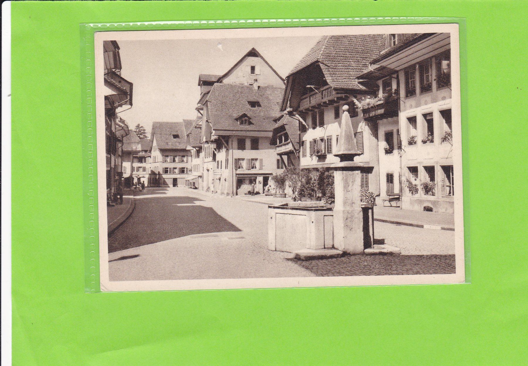 Cartoline postali: Zofingen-Gerbergasse – Usato da St. Peterzell venduto da neckertal