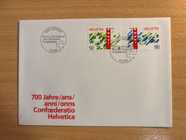 700 Jahre CH Confoederatico Helvetica Briefmarken 1990  🇨🇭