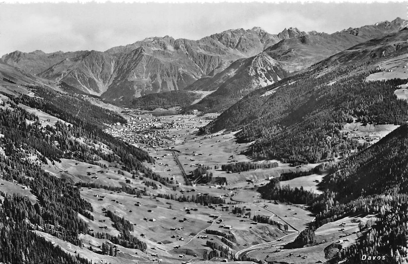 Ansichtskarten: 2x Davos – Gebraucht aus Ottikon b.Kemptth. von Neptun1974 2