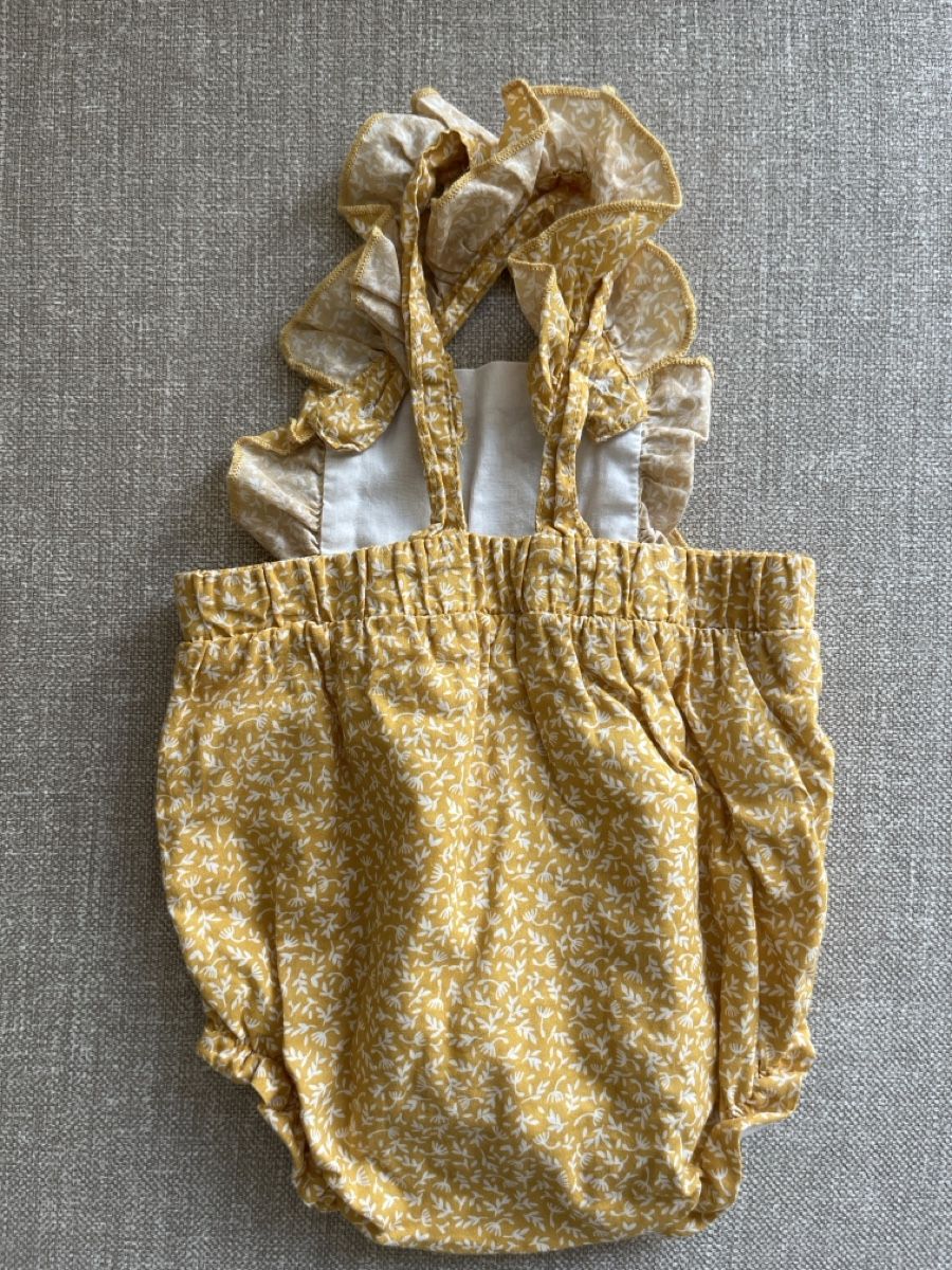 H&M Strampler: Gelber Romper H&M Gr. 56 – Neu (gemäss Beschreibung) aus Oberwil BL von FinjaBijou 1