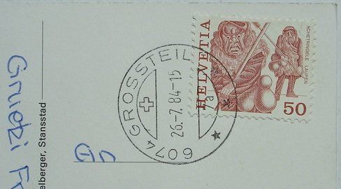 Ansichtskarten: GROSSTEIL GISWIL – Gebraucht aus Jona von philajona 1
