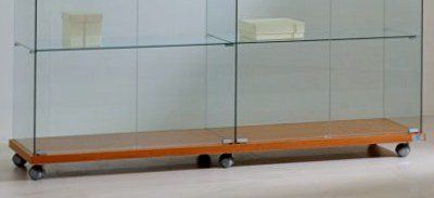 Vetrine: Glasvitrine, Kirsch, Silber & Wenge (B.157cmxT.40cmxH.180cm) – Nuovo e nell'imballaggio originale da Kriens venduto da GCgestaltung.17 1