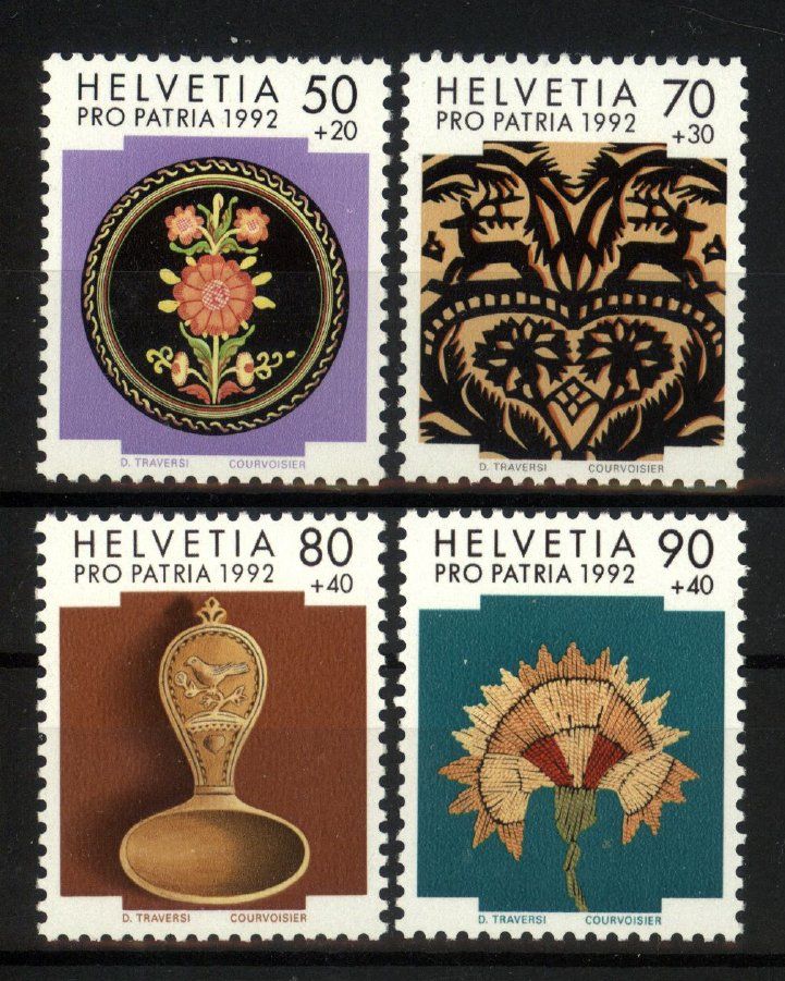 Tutti i francobolli: 1992, Pro Patria ** (2) – Usato da Willisau venduto da Vollstempel