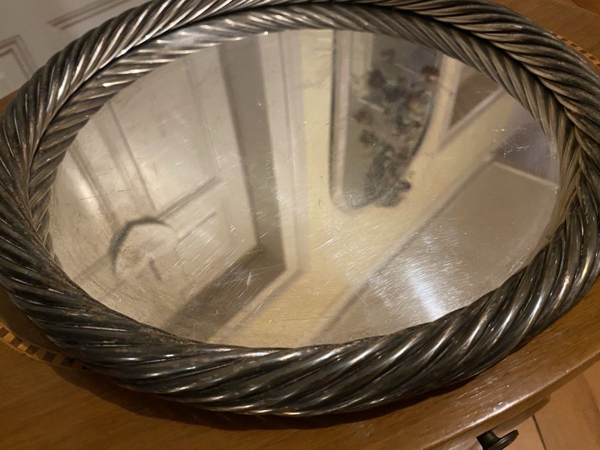 Piatti di portata: Versilbertes Tablett von Valenti made in Spain – Usato da Flawil venduto da Naphtali 2