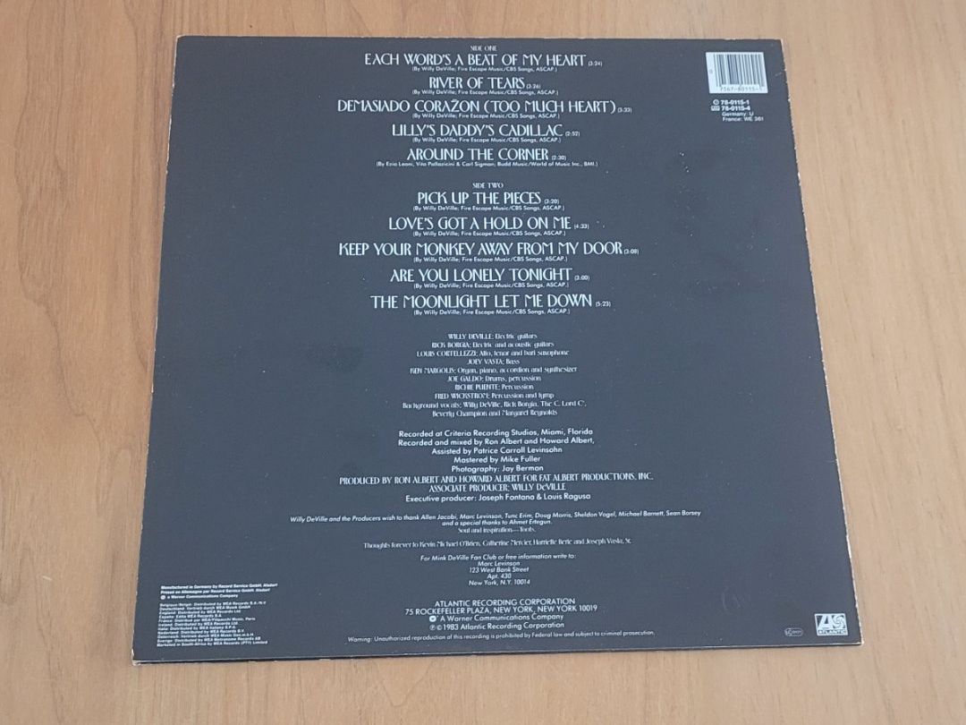 Schallplatten: LP  Mink DeVille – Gebraucht aus Martigny von MZ-67 1