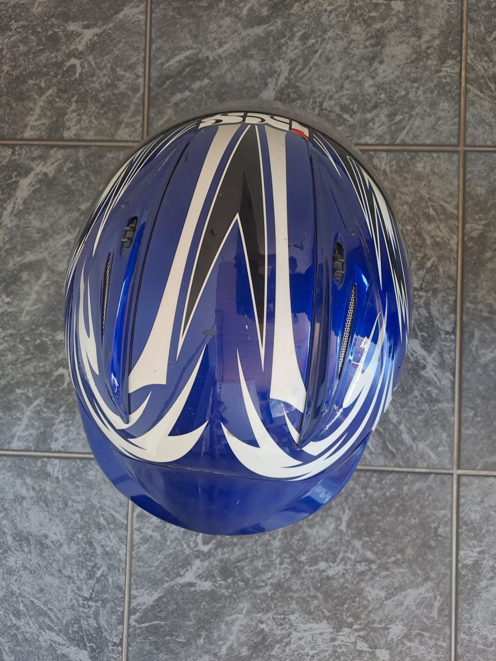 IXS Caschi & visiere: IXS Motorradhelm, Blau/Weiss, Grösse M – Usato da Wängi venduto da Raettli10 4