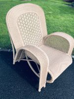 Grosser Lounge Lobby Sessel / Rattan - Bambus /Garden Design