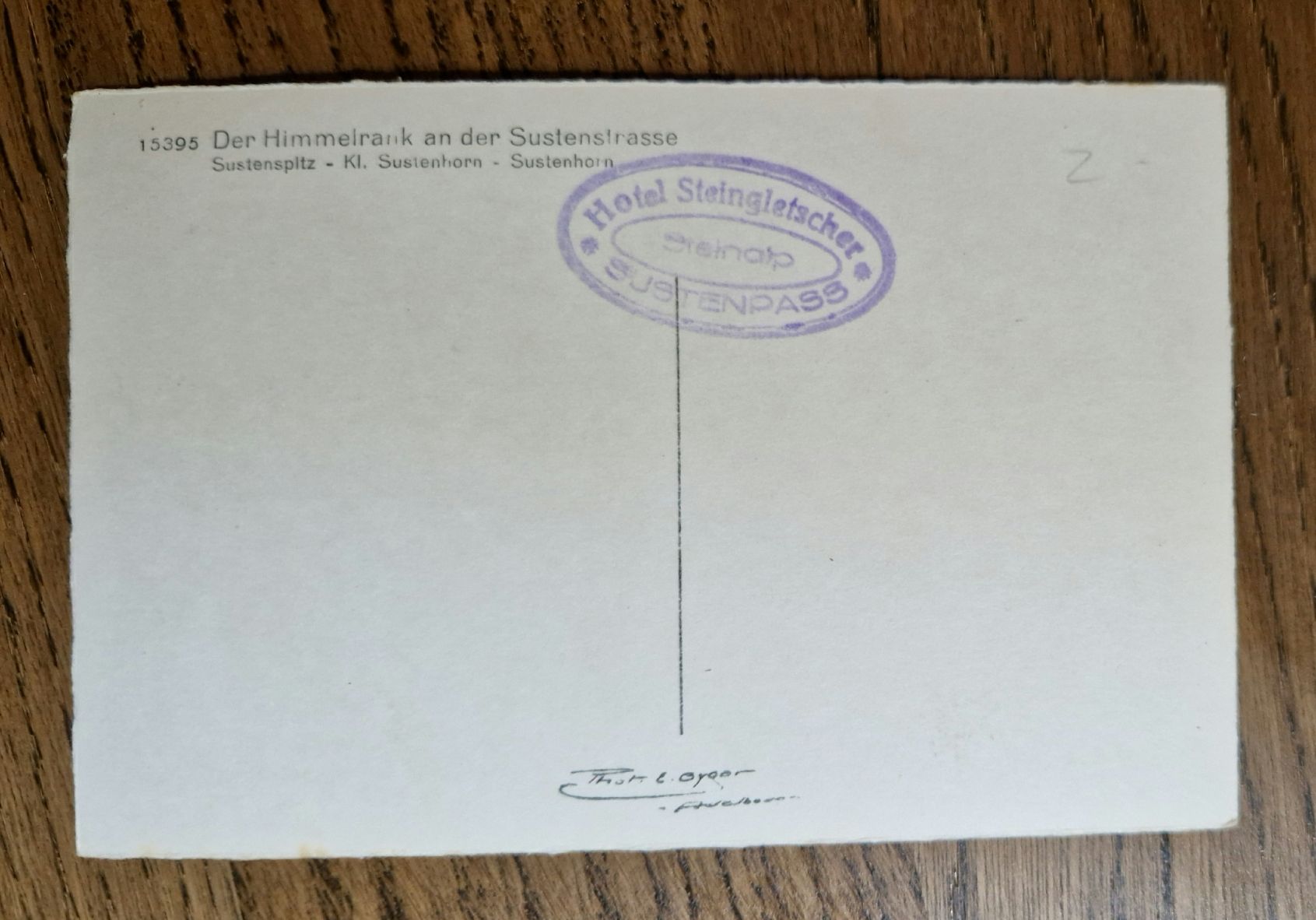 Cartoline postali: Sustenstrasse, Himmelsrank  Oldtimer, Hitelstempel – Usato da Ebikon venduto da Donar50 2