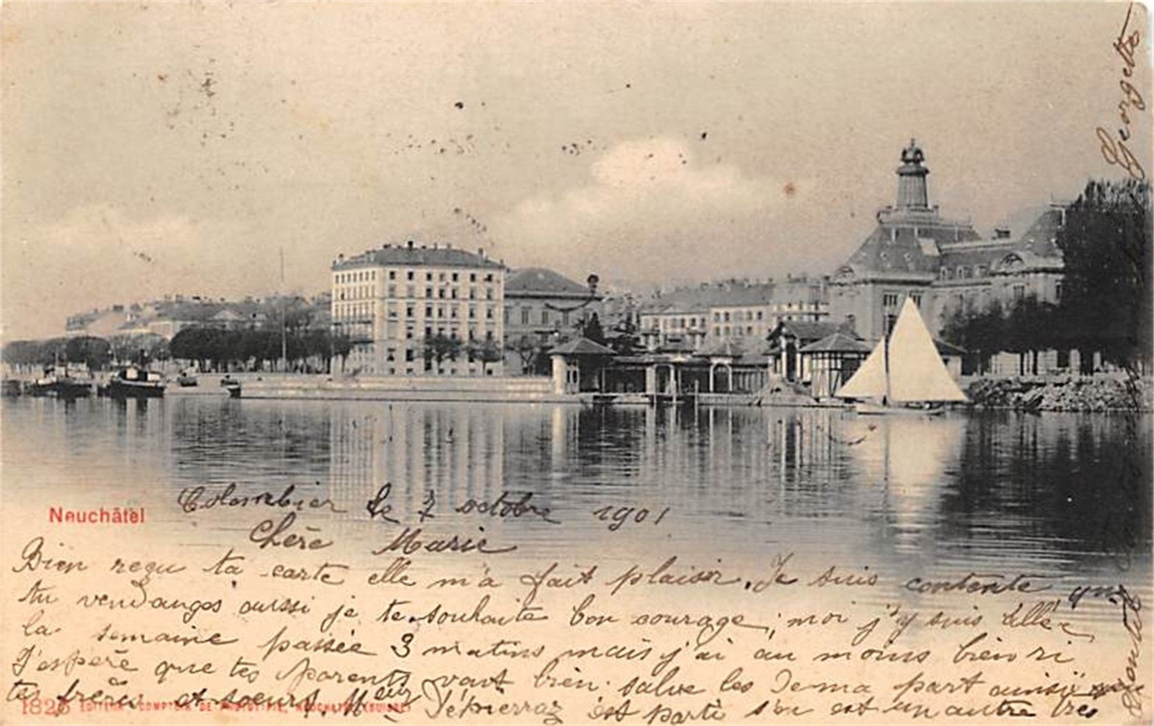 Cartes postales: Neuchâtel – D'occasion à Ottikon b.Kemptth. par Neptun1974