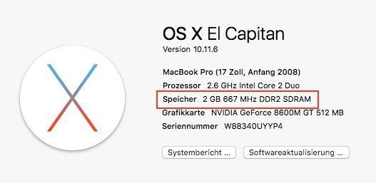 Apple PC: iMac / MacBook Pro / MacMini, 2GB RAM 667MHz RAM – Usato da Winterthur venduto da Nooitgedagt 1