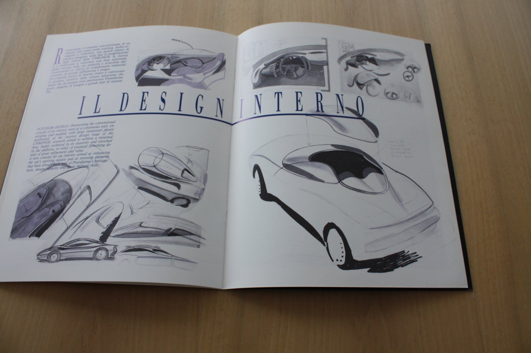 Documents: Pininfarina Chronos Prospekt Studie Model 3/1991 – D'occasion à Wikon par erwin400 4