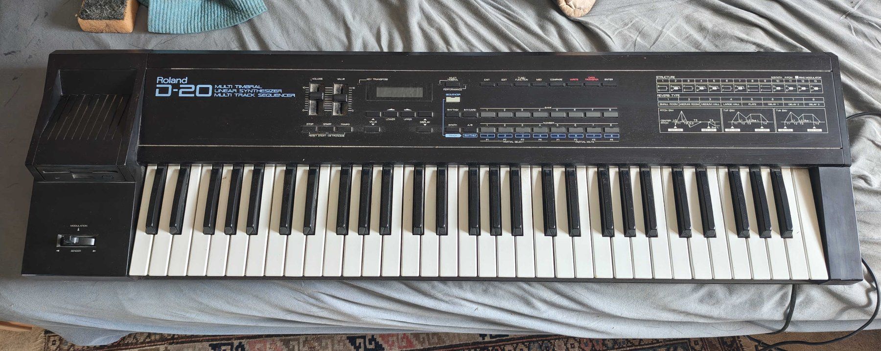 Roland Strumenti musicali: Keyboard Roland D20 – Usato da Goldingen venduto da ben_5gdx