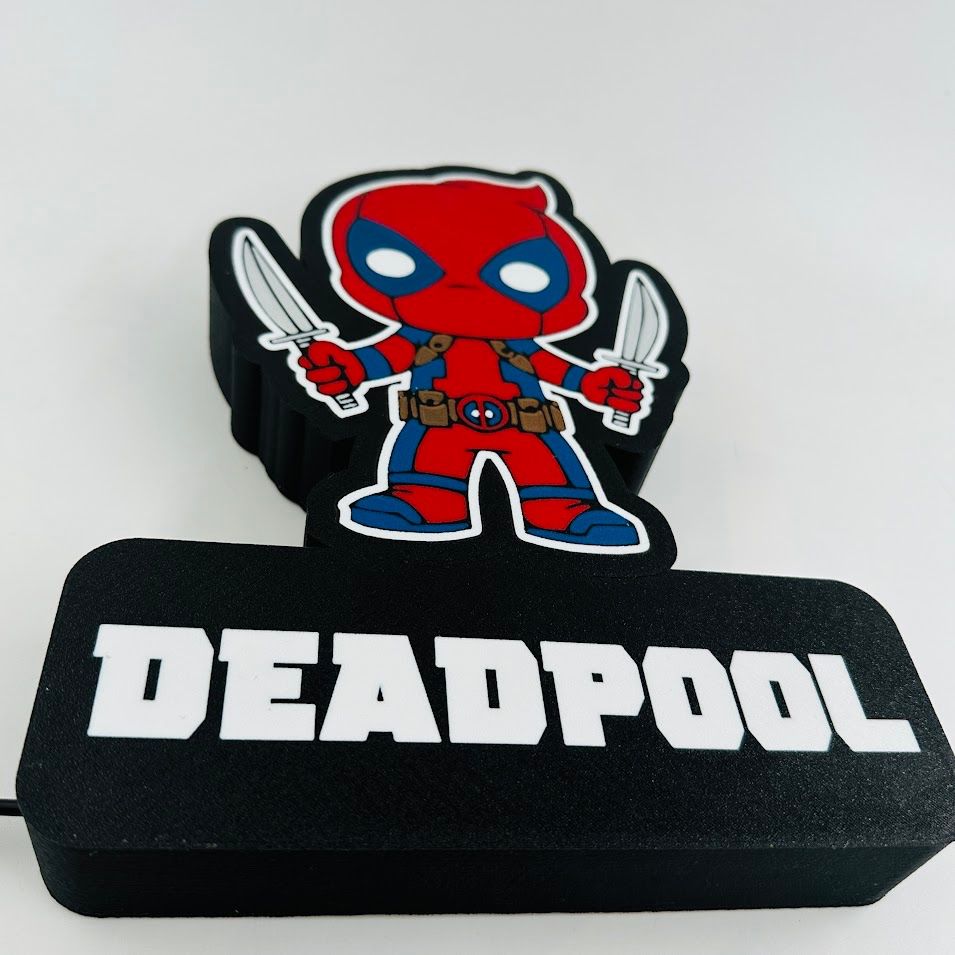 Lampade: Lightbox lumière led Deadpool – Nuovo (secondo la descrizione) da Vicques venduto da PAMB3D 4