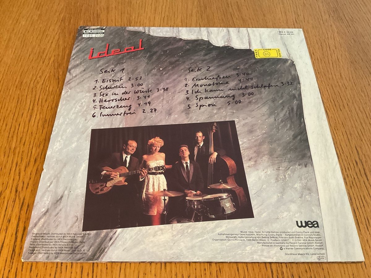 Dischi in vinile: Ideal Der Ernst des Lebens Vinyl LP – Usato da Steinach venduto da Quarkie 1