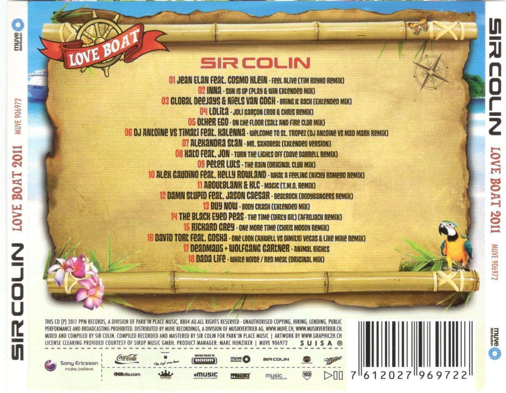 CD: Sir Colin CD Love Boat 2011 – Usato da St. Margarethen TG venduto da Smiley-Face 1