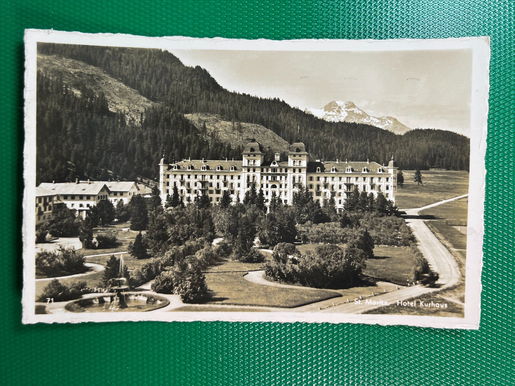 Cartoline postali: St. Moritz - Hotel Kurhaus – Usato da Steg VS venduto da _vinci_
