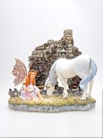 FANTASY WORLD® - Figurine: Elfe mit Einhorn