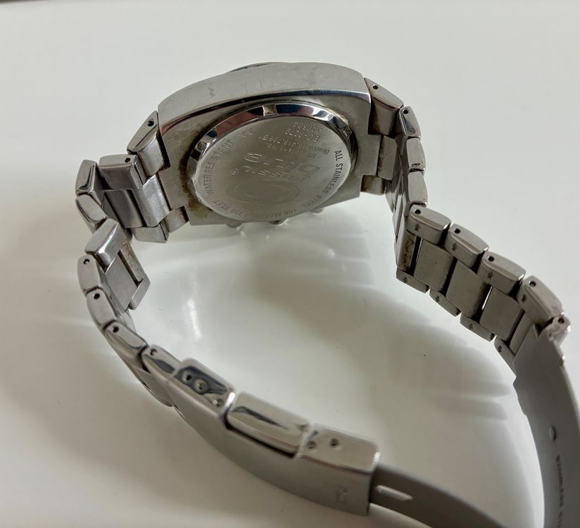 Fossil Montres: Fossil Herrenuhr Dual Time, Edelstahl, guter Zustand – D'occasion à Zürich par tersus1981 1
