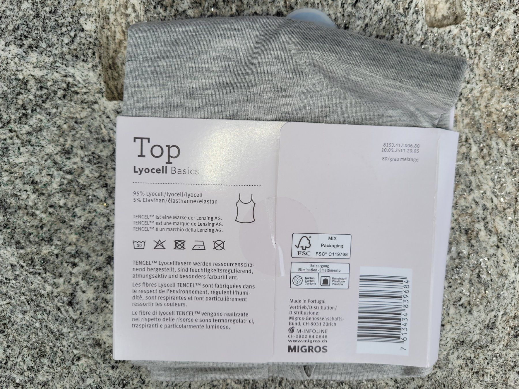 Top: Top Lyocell Basics – Nuovo e nell'imballaggio originale da Wangen SZ venduto da smokly01 1