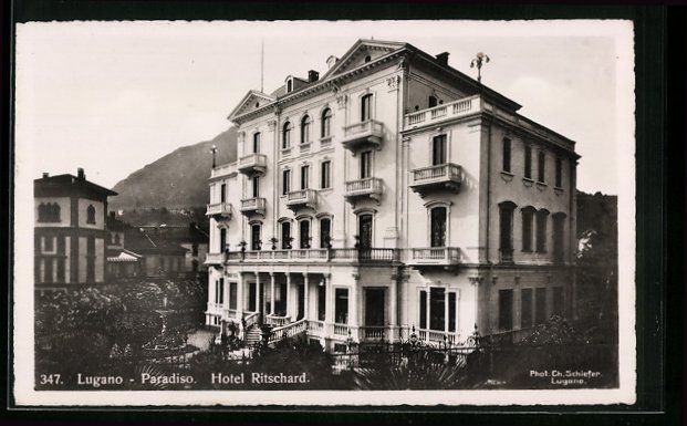 Cartes postales: Lugano, Paradiso, Vorderansicht vom Hote – D'occasion à Berlin par bartko-reher