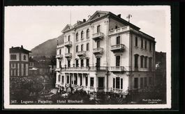 Lugano, Paradiso, Vorderansicht vom Hote