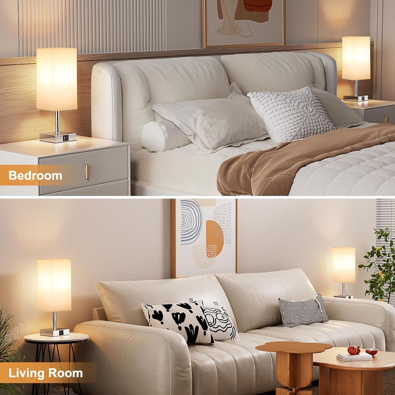 Lampade: Nachttischlampe Touch Dimmbar 2er Set – Nuovo e nell'imballaggio originale da Nuglar venduto da SaleRitter 3
